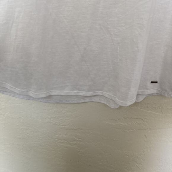 Nautica Women's Cap Sleeve Crew Neck T-Shirt White Size XXL - Picture 5 of 8